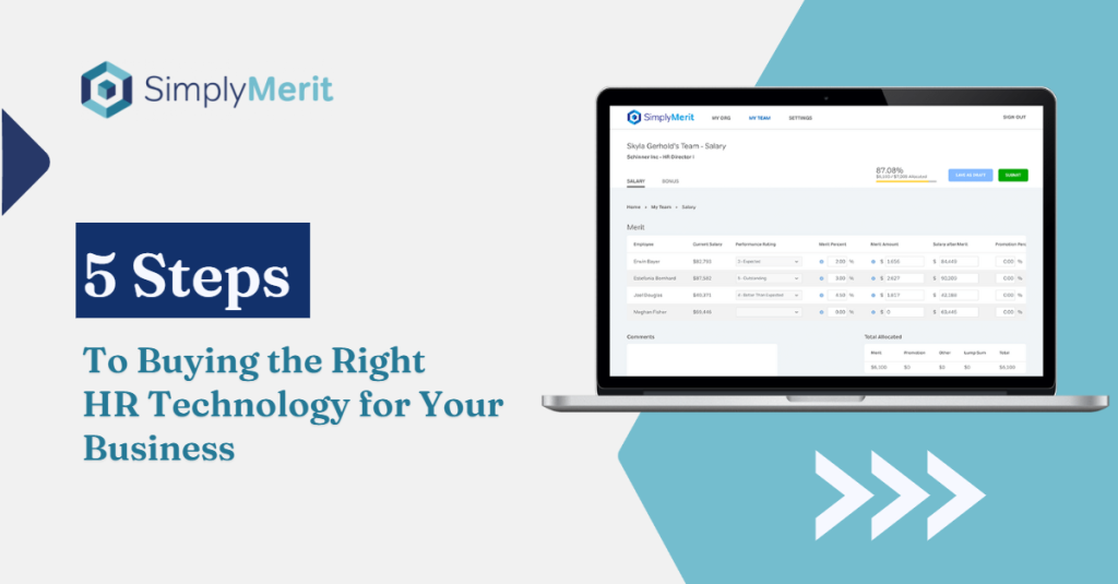 SimplyMerit - 5 Steps To Buying the Right HR Technology for Your Business