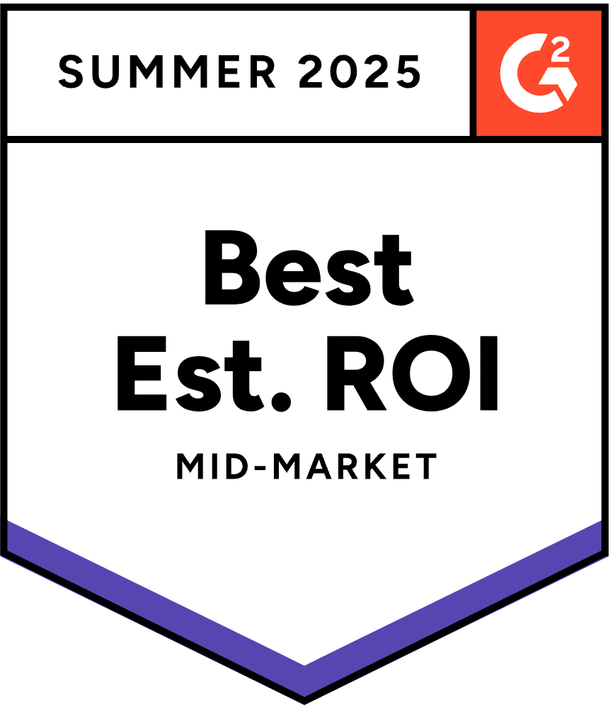 G2 Best ROI Summer 2025