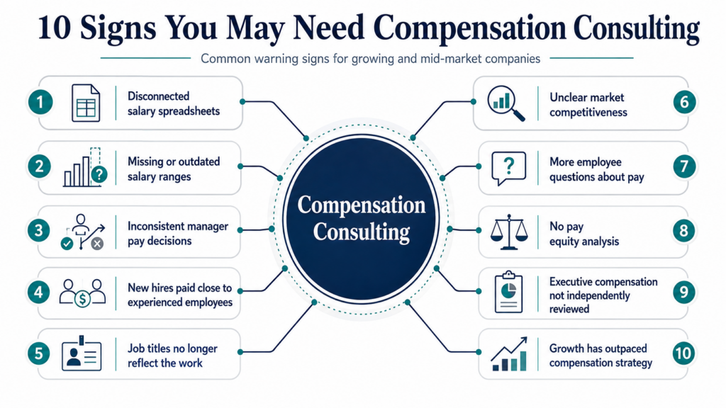 Compensation consulting signs for growing and mid market companies